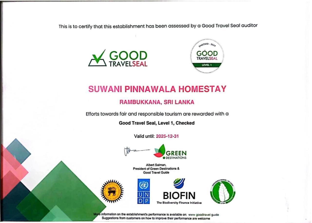 Suwani Pinnawala Homestay Exteriör bild